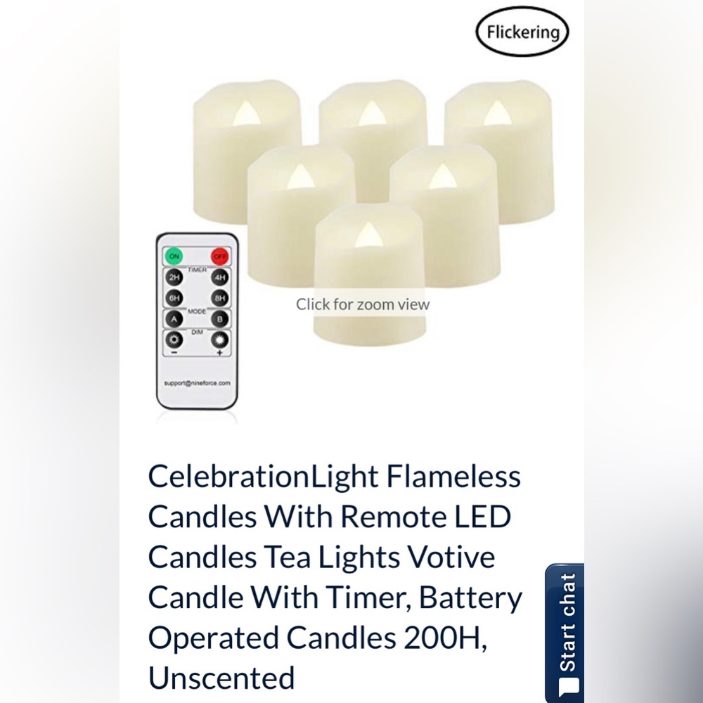 CelebrationLight • Flameless Candles with Remote
